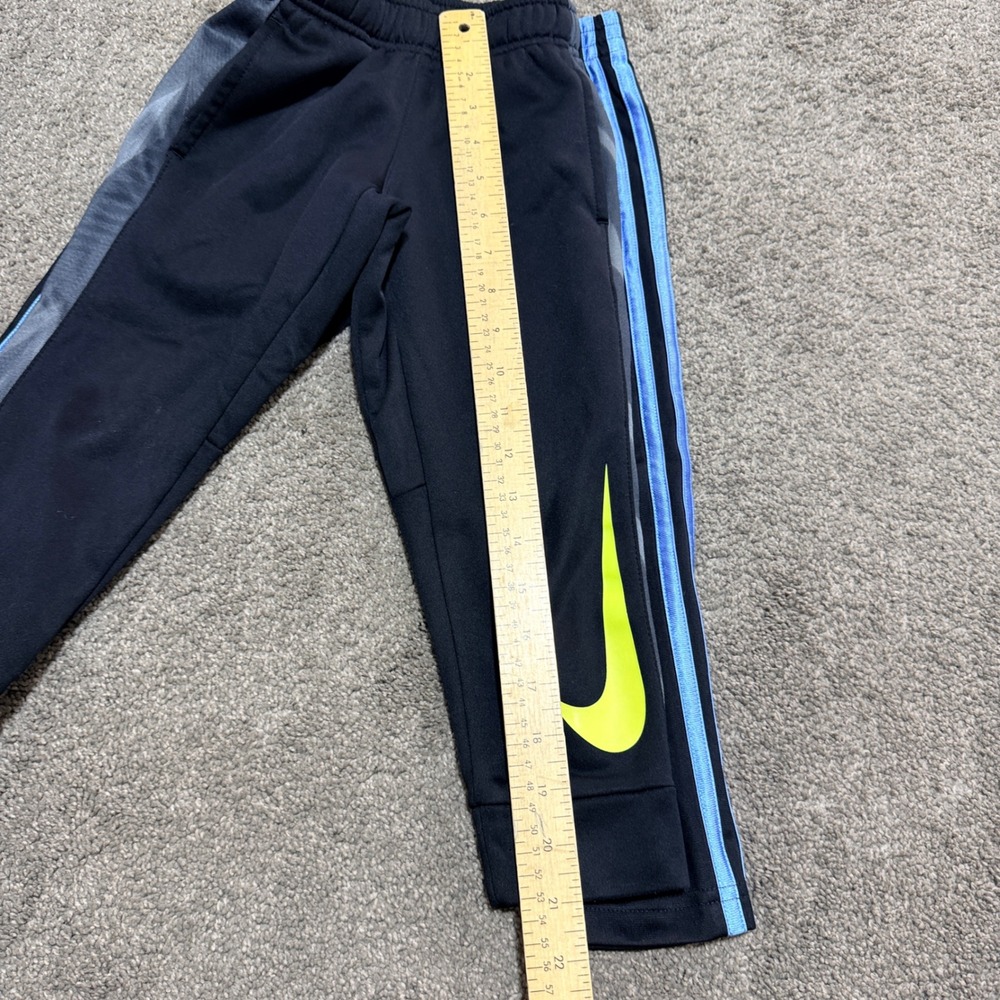 Nike Dri-FIT & Adidas Boys Track Pants Bundle Black Blue Yellow Size 4T 4/XS - Picture 3 of 6